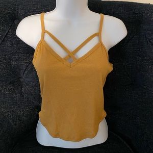 NWT ribbed crop tank
